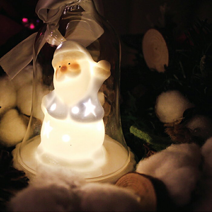 VIA-K Studio LED 聖誕Santa老公公小夜燈 交換禮物 LED小夜燈 檯燈 耶誕裝飾燈 派對佈置 聖誕佈置