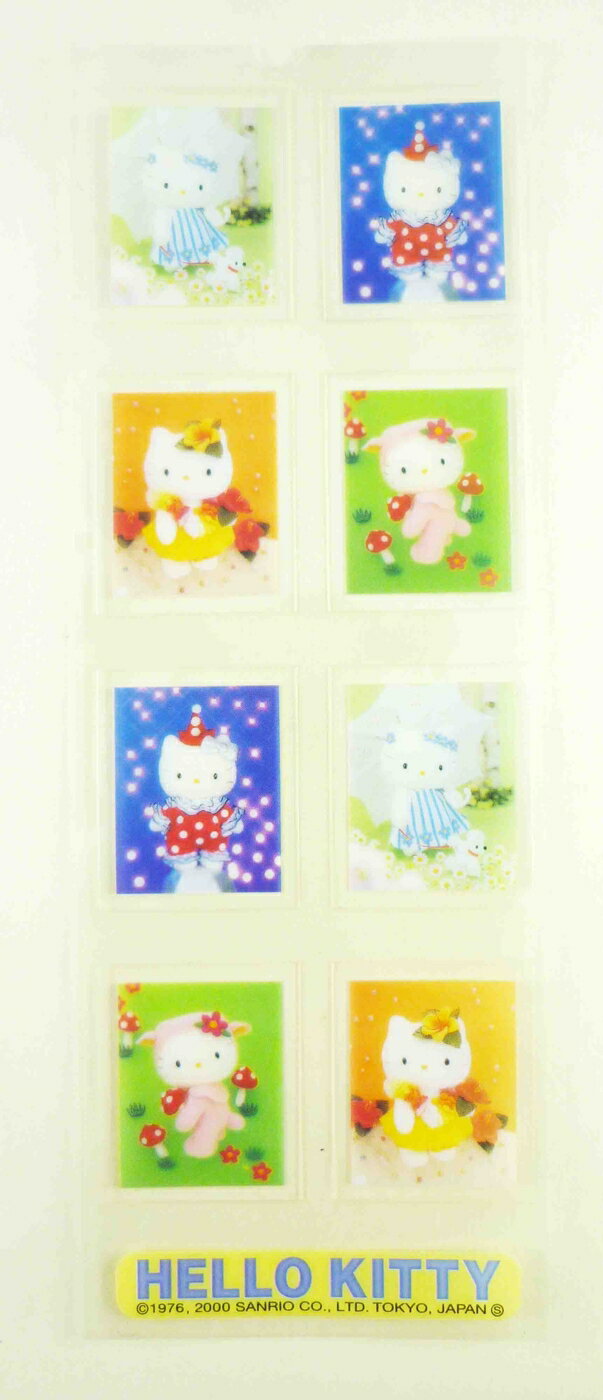 【震撼精品百貨】Hello Kitty 凱蒂貓 KITTY季刊貼紙-彩色(小丑) 震撼日式精品百貨