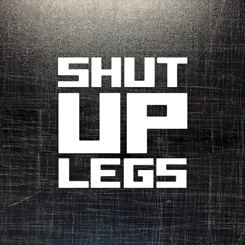 shut up legs車架貼紙公路車山地車單車貼防水反光白定製環法2