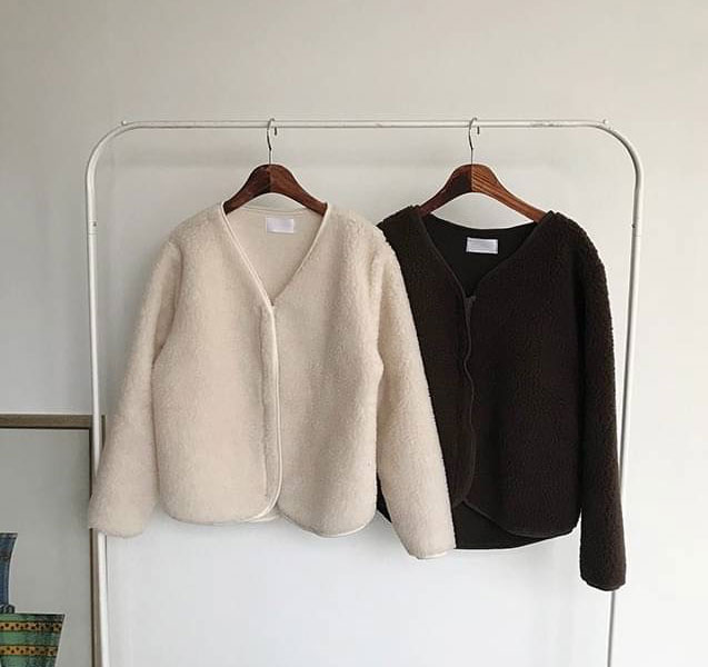 正韓 泰迪熊毛 羊羔毛 外套 QQ毛 毛毛 絨毛 大衣 顯瘦 保暖 韓國 1