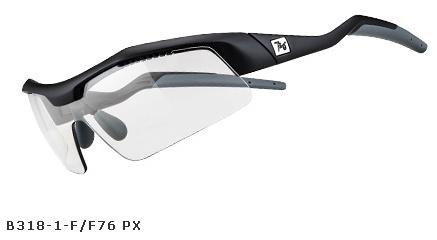 720armour Tack RX 飛磁換片運動型太陽眼鏡 B318-1-F/F76 Px 霧黑框淺灰變色片 BSMI D33E04