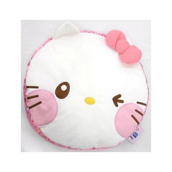大賀屋 HELLO KITTY 頭型抱枕 抱枕 枕頭 小枕頭 凱蒂貓 三麗鷗 日貨 正版 授權 T00110065