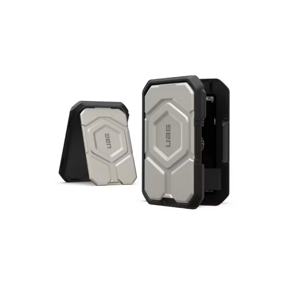 【UAG】磁吸支架卡片收納盒-鈦金 (MagSafe、錢包、卡夾)