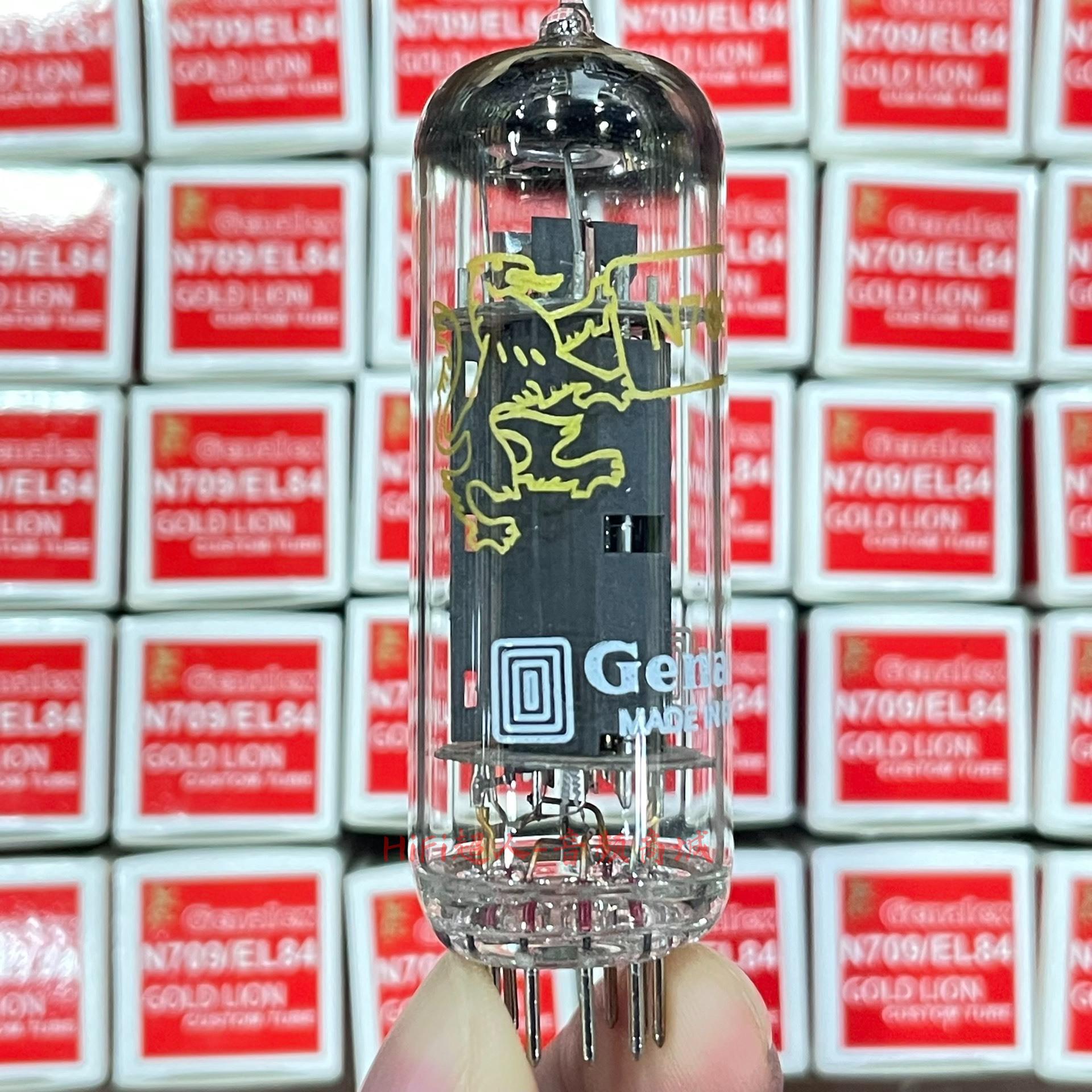 俄羅斯金獅電子管EL84 6P14 N709 6BQ5 原裝正品 新品 多支可配對 美國儀器精準測試【HiFi超人-音訊商城】