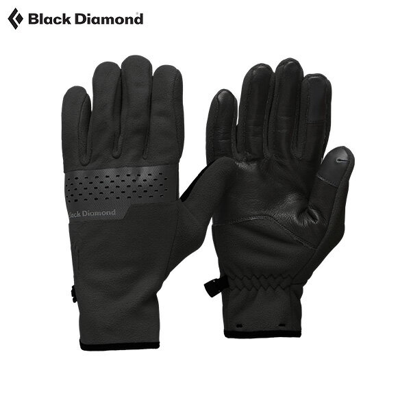 美國【Black Diamond】ALPINE FLEECE GLOVES 觸控保暖手套 / 輕量刷毛 / 登山滑雪冬季手套（黑、灰）