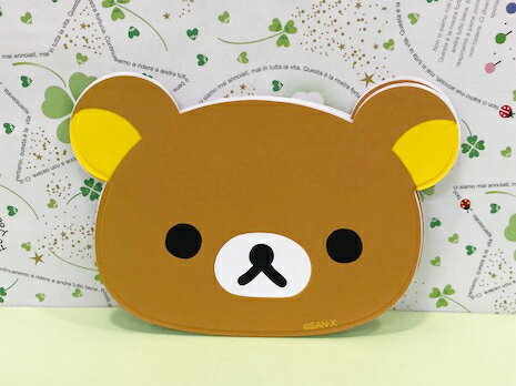 【震撼精品百貨】Rilakkuma San-X 拉拉熊懶懶熊 頭型收納夾(2入)-哥哥#54979 震撼日式精品百貨
