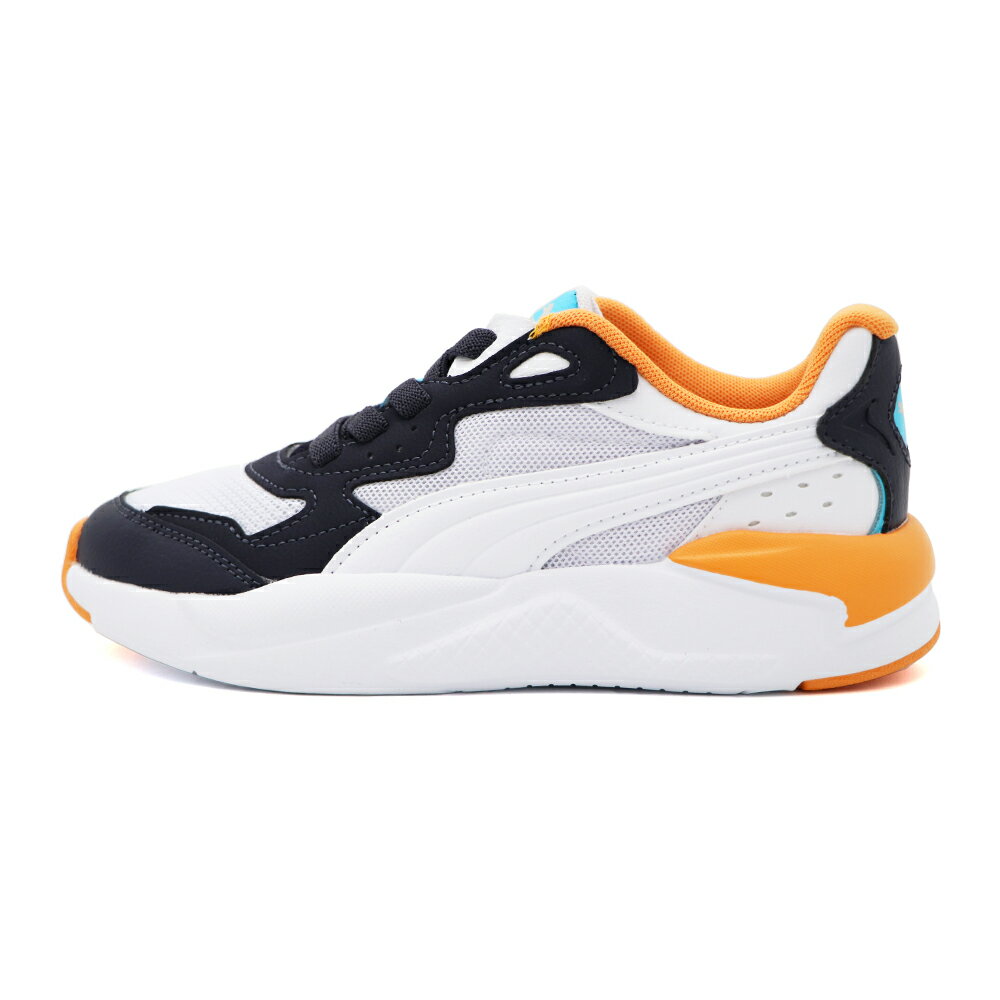 PUMA X-Ray Speed AC PS 套入式 運動鞋 中童 白橘 S0380 (38489921)