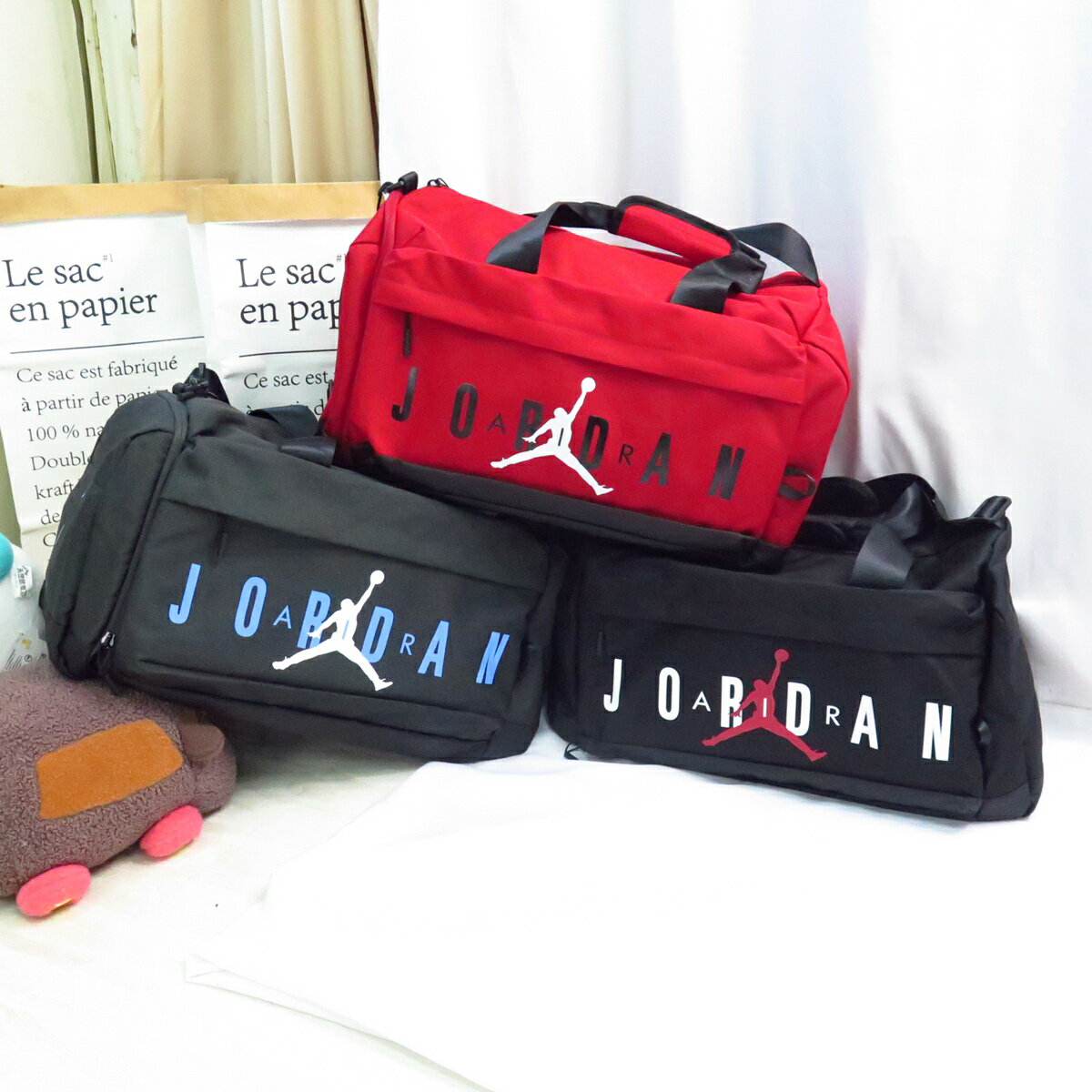 JORDAN 喬丹 行李包 手提包 運動 外出 旅行 獨立鞋袋 JD2243027GS- (S)【iSport愛運動】