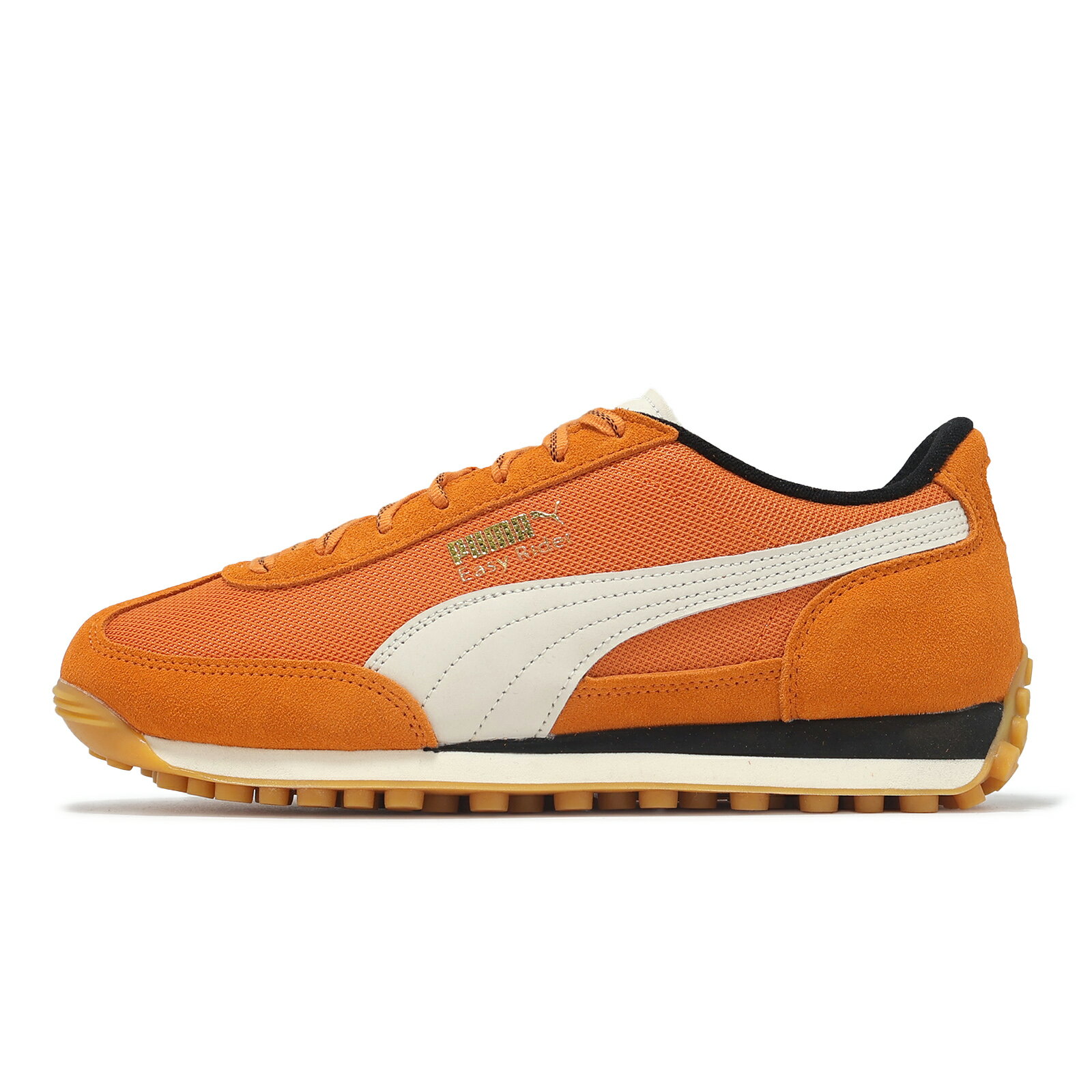 Puma 休閒鞋 Easy Rider Footie 男鞋 女鞋 橘 白 拼接 麂皮 復古 運動鞋 40155901