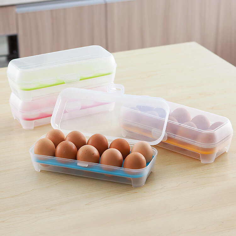 雞蛋收納盒冰箱家用雞蛋盒托架蛋盒廚房儲物整理架托裝神器保鮮盒