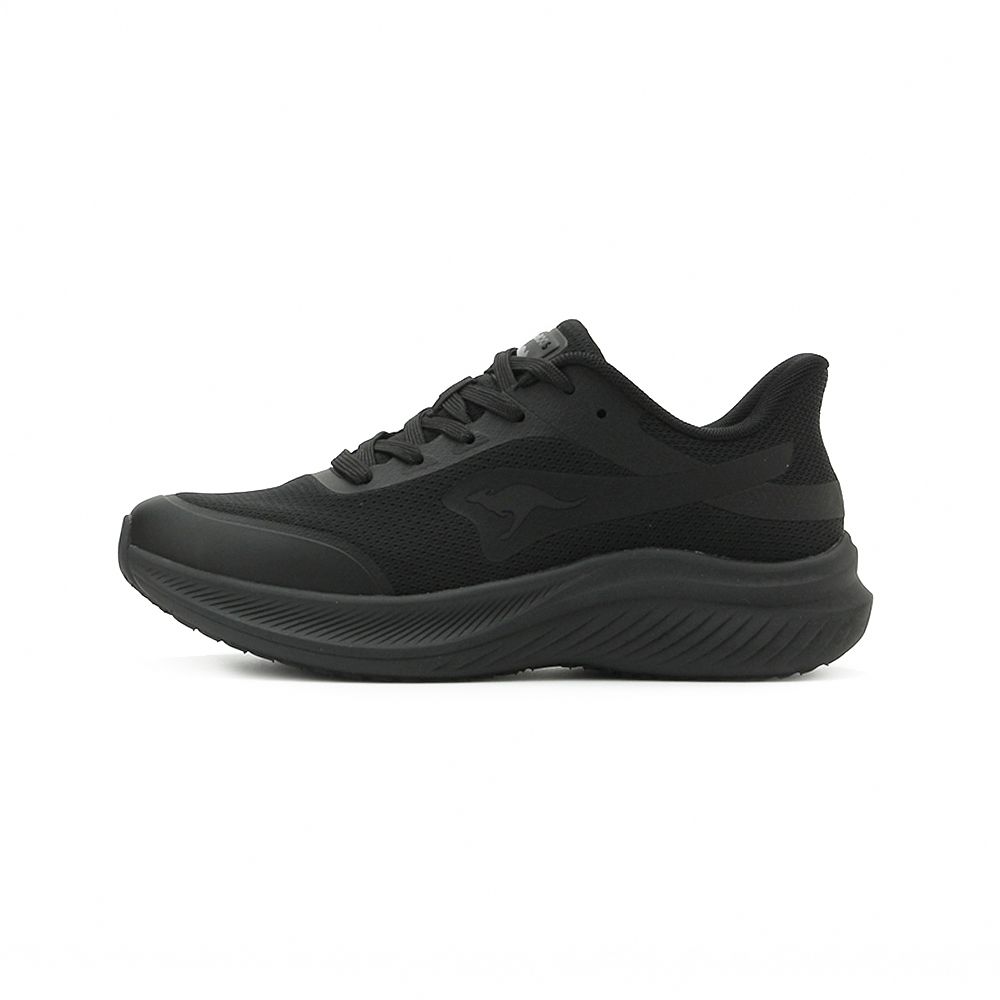 KANGAROOS RUN LUNAR 寬楦輕量運動跑鞋 黑 KW61610 女鞋 治裝激推
