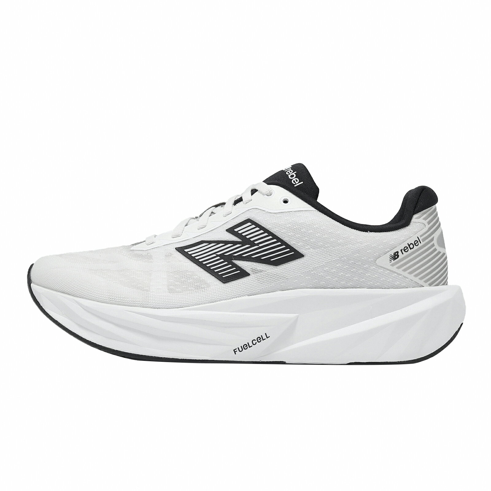 New Balance NB 競速跑鞋 FuelCell Rebel V5 2E 寬楦 男鞋 白 黑 推進 支撐 運動鞋 MFCXLM5-2E