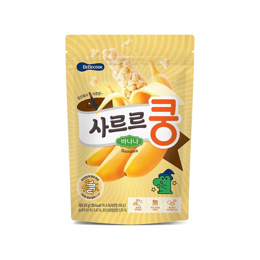 韓國 Bebecook 寶膳 12m+ 幼兒益生菌 香蕉泡芙 23g