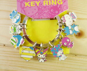 【震撼精品百貨】Hello Kitty 凱蒂貓 KITTY鎖圈-MX霓紅 震撼日式精品百貨