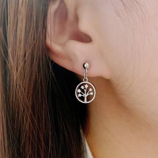 現貨專區｜夢想實現〃生命樹銀針耳環(BPE1)｜送禮精選店家★Reyna jewelry 女王飾品