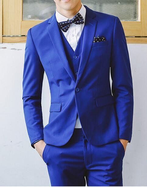 FINDSENSE品牌 韓國男 四件式西裝外套 成套西裝 修身西裝 西裝外套 外套+背心+褲子+襯衫