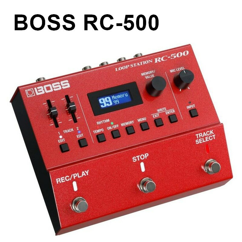 免運 BOSS RC-500 LOOP STATION 專業 循環 樂句循環工作站 地板型 Looper【唐尼樂器】