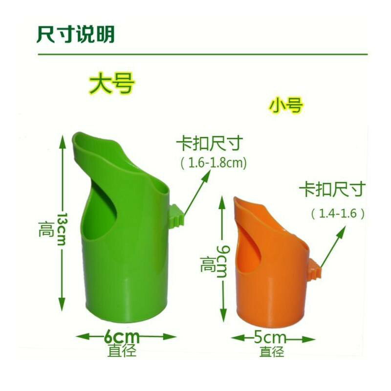 鸚鵡八哥 食盆食盒水盆 鳥用防灑防濺 內掛外掛食槽 合美健蛋黃粟食盒【現貨】 1