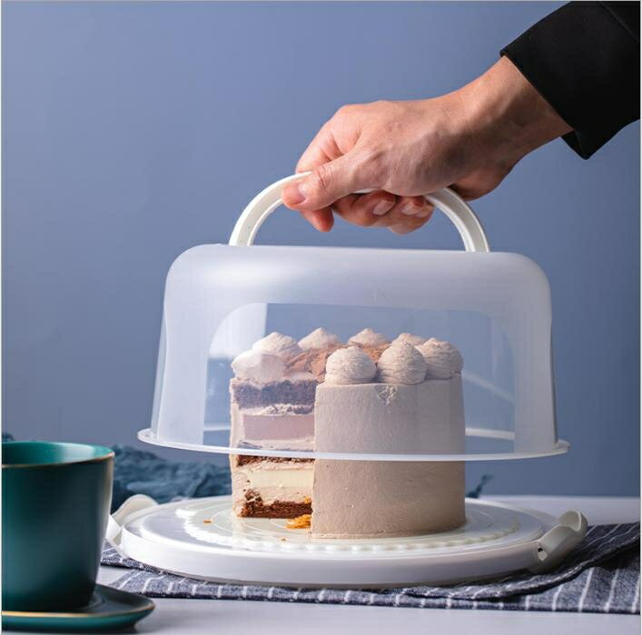 蛋糕盒 可重復使用塑料蛋糕盒食品級材質生日奶油蛋糕包裝盒子加固加厚