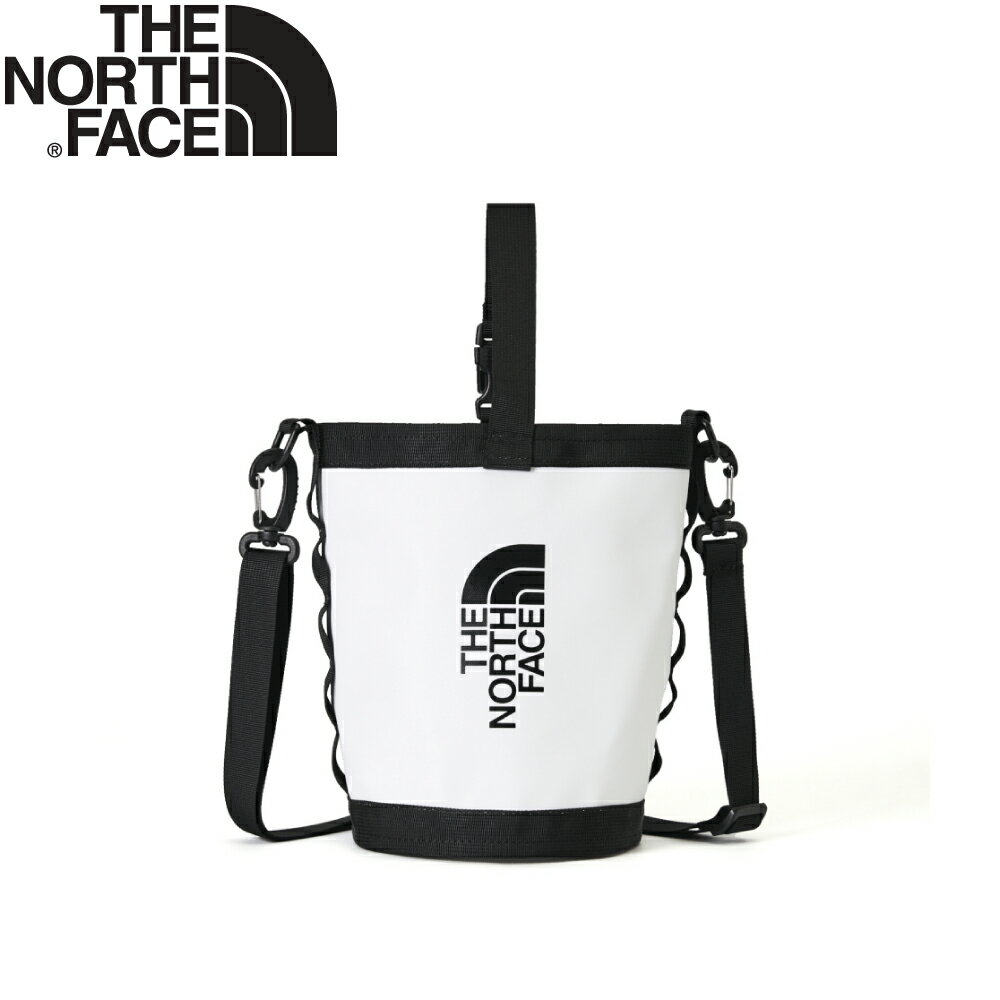 【The North Face 休閒單肩包《黑/白》】8DJP/登山/水桶包/側揹包/男女/兩用包