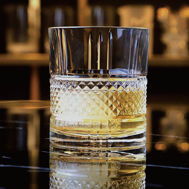 義大利RCR BRILLANTE系列 威士忌杯 340ml 無鉛水晶玻璃杯 烈酒杯 雞尾酒杯 調酒杯