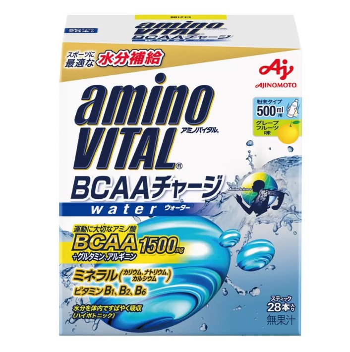 aminoVITAL BCAA 胺基酸水分補給粉末 沖泡用 7公克 X 28包