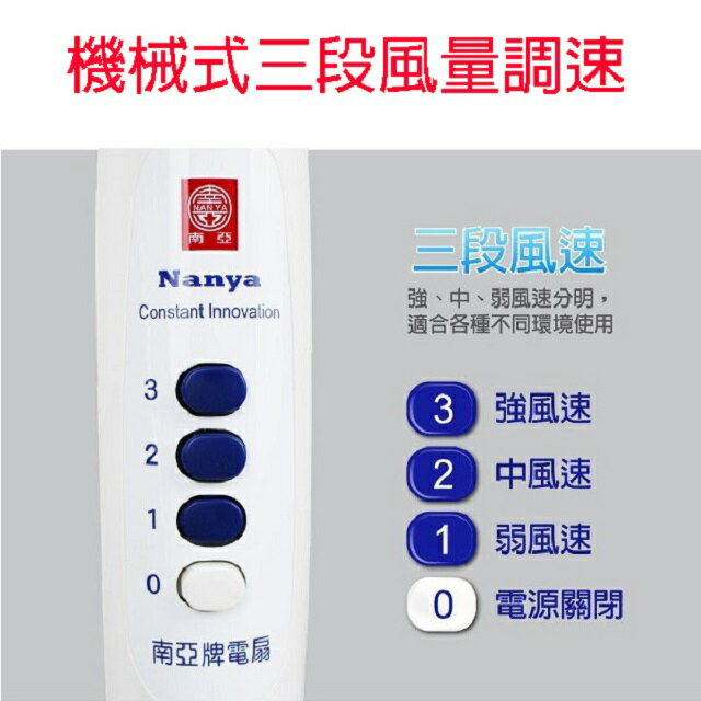 南亞 EF-9314 14吋立扇 5