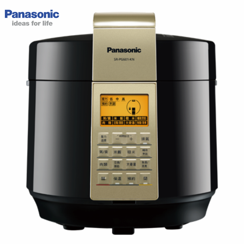 【夏日有禮賞+送丹麥BODUM濾壓壺】Panasonic 國際 SR-PG601 微電腦壓力鍋 6L 20道安全防護 附食譜書