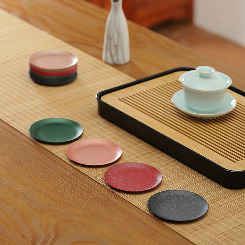 茶具配件功夫茶杯墊加厚隔熱墊防燙茶道茶杯托茶具套裝家用茶墊 2