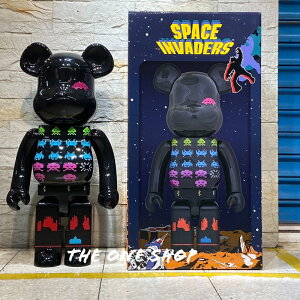 BE@RBRICK space invader 小蜜蜂 聯名 庫柏力克熊 1000%