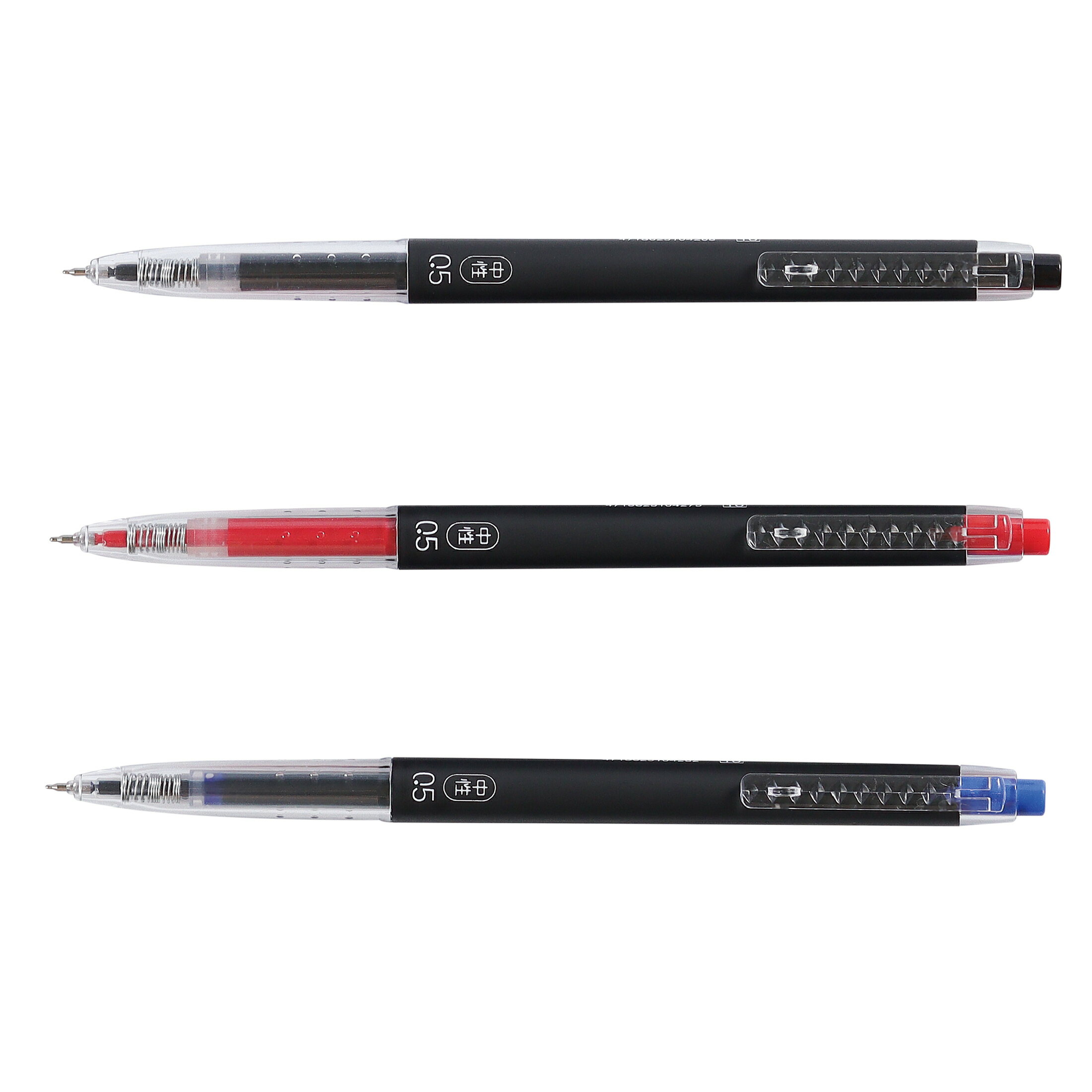 【史代新文具】TOMATO BC-11 0.5mm 消光黑筆桿 按壓中性筆/原子筆