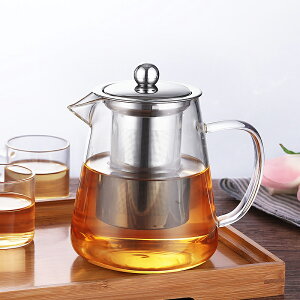加厚耐高溫玻璃泡茶壺家用辦公室煮茶具套裝茶水分離沖茶器沏茶杯
