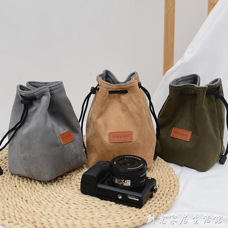 微單保護套單反內膽包尼康佳能索尼富士便攜收納袋鏡頭攝影相機包【摩可美家】