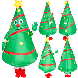 【快速出貨】圣誕節演出服裝成人圣誕老公公雪人裝扮服裝飾品充氣圣誕老人衣服