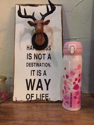 vivi shop 韓國(正品)杯具熊BeddyBear 限量聖誕麋鹿款、粉櫻花、黑白豹紋情侶款、限量女神款#304不鏽鋼保温杯 燜燒瓶-(附原盒裝.紙袋)