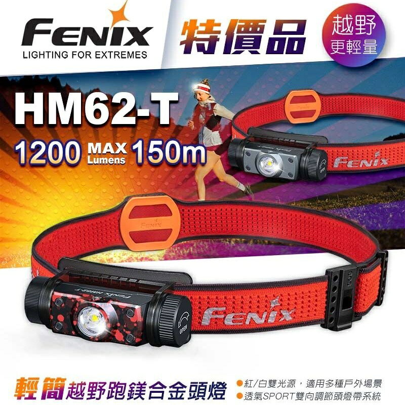 特價品 Fenix 頭燈 HM62-T