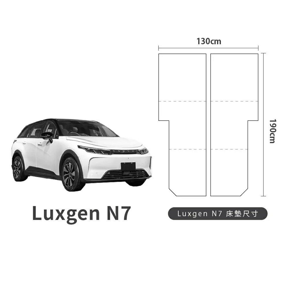 【野道家】*預購商品* PAMABE OUTDOOR Luxgen N7 車泊露營床墊