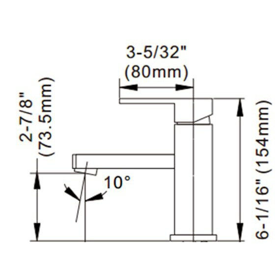 【黛琍居家】面盆水龍頭 SUS304不鏽鋼  抗菌防指紋 浴室面盆水龍頭 (30C-B128) 3