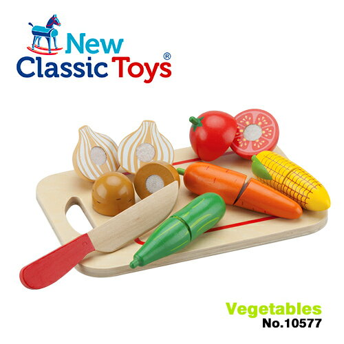 《荷蘭 New Classic Toys》木製廚具 蔬食切切樂 (8件組) 東喬精品百貨