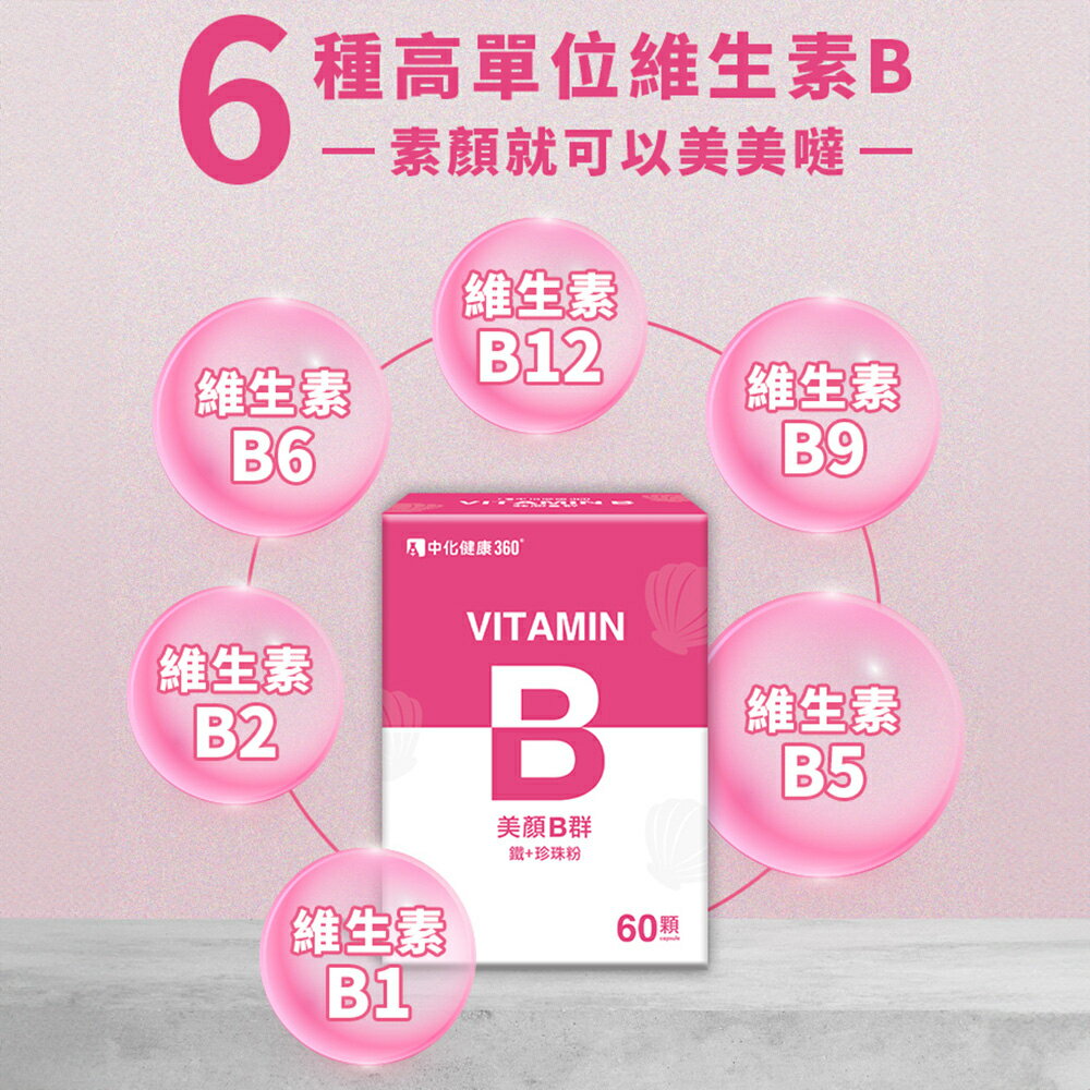 ＵＴＯ｜中化健康360 元氣B群(60顆/盒) 台灣公司貨/開立發票 2
