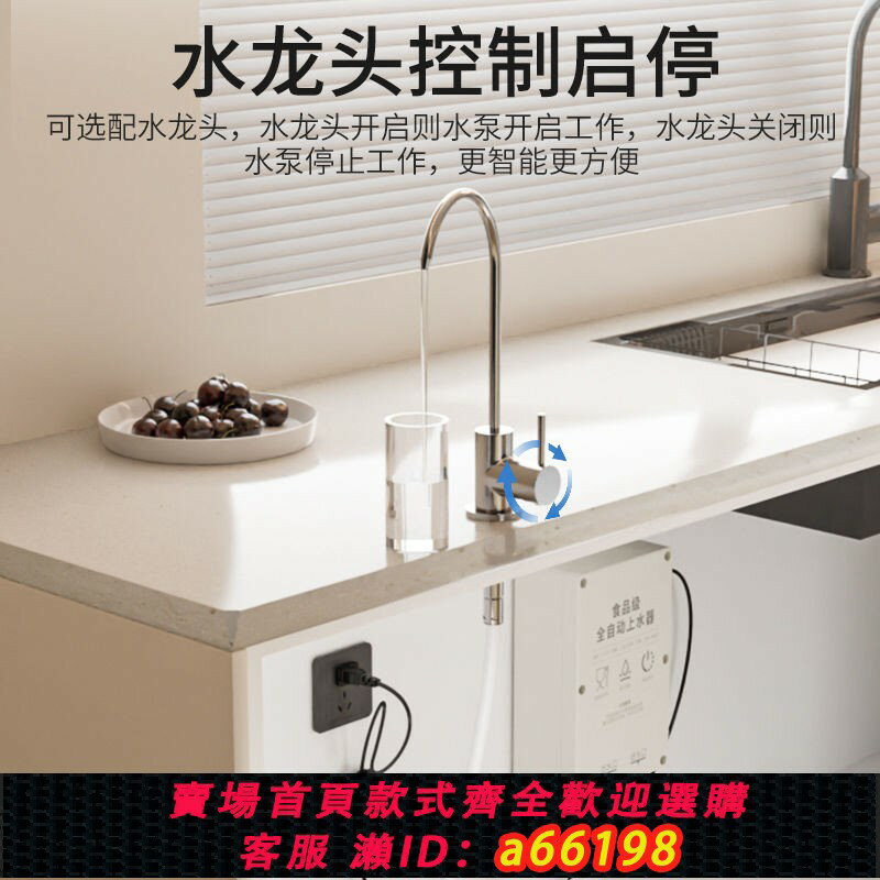 【臺灣公司 可開發票】壓力啟停抽水器臺下桶裝水泵廚房洗菜盆水槽水龍頭上水加水全自動