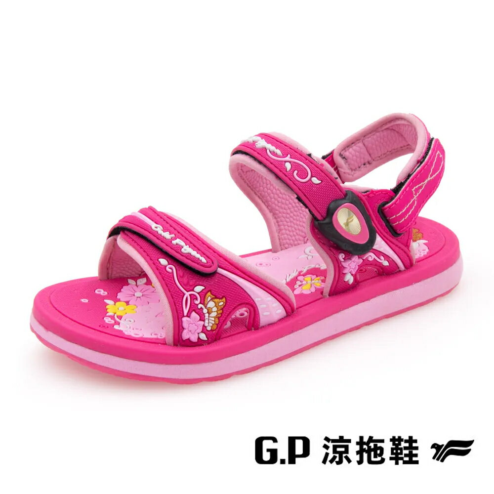 G.P(童)夢幻公主風兩用童涼鞋 童鞋－桃紅色