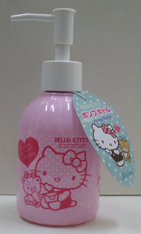 Hello Kitty 洗手乳 按壓 空瓶 空罐 瓶子 分裝瓶 容器 瓶 三麗鷗 KT 凱蒂貓 日貨 J00013201