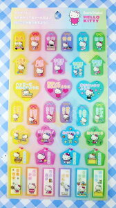 【震撼精品百貨】Hello Kitty 凱蒂貓 KITTY貼紙-祝福 震撼日式精品百貨