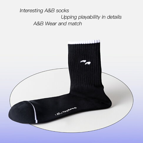 Tinylure 中短筒純色襪 童襪 親子襪 潮襪【APP享6%回饋】 3