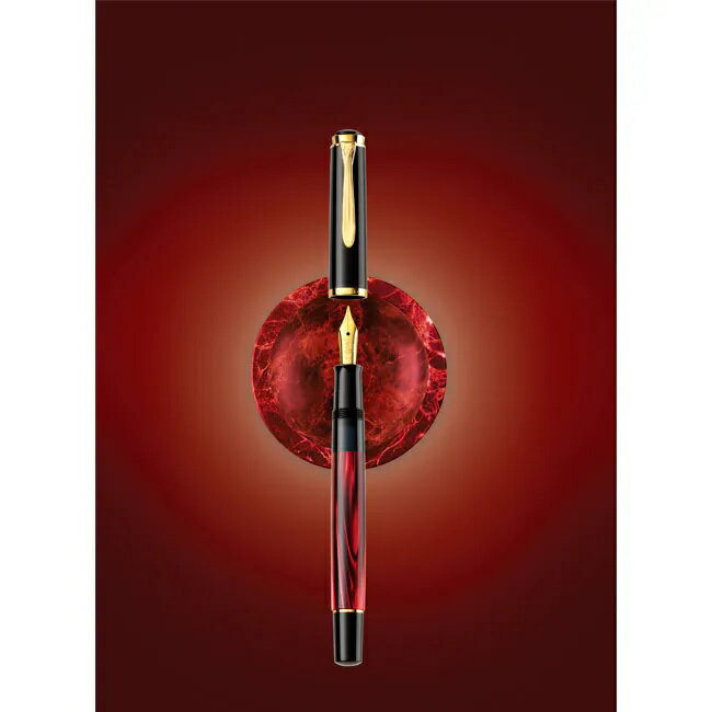 PELIKAN百利金 M200 RED MARBLED 紅喜 鋼筆