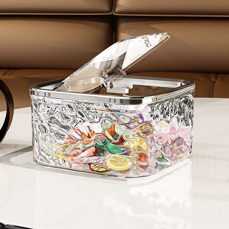 兒童髮飾收納盒桌面透明發圈皮筋整理盒女孩頭繩髮卡髮夾首飾盒子