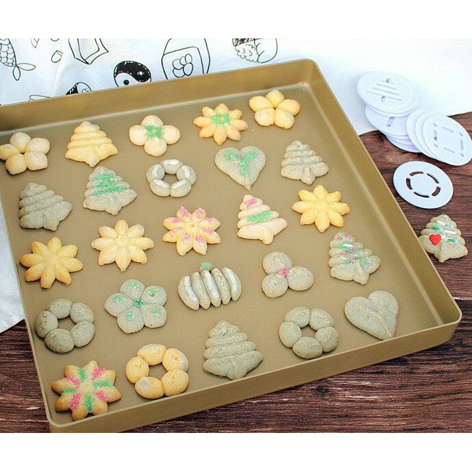 【嚴選&現貨】曲奇餅乾模具槍 餅乾槍 餅乾模具 奶油裱花嘴 裱花槍 錶花嘴 擠花嘴 擠花工具 錶花工具 裱花工具烘焙工具 2