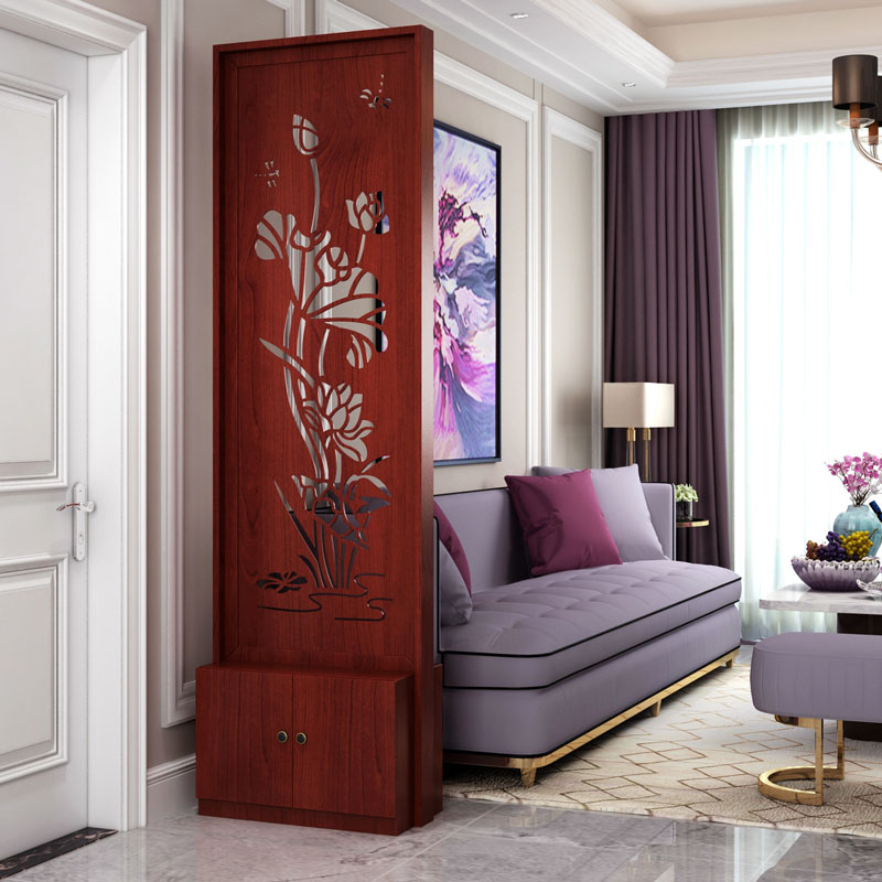 新中式 屏風 隔斷 客廳 臥室客廳 臥室玄關 簡約現代 座屏移動木質 裝飾架