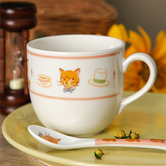 真愛日本 宮崎駿 吉卜力 貓的報恩 小春 胖胖 男爵 日本製 陶瓷馬克杯 馬克杯 茶杯